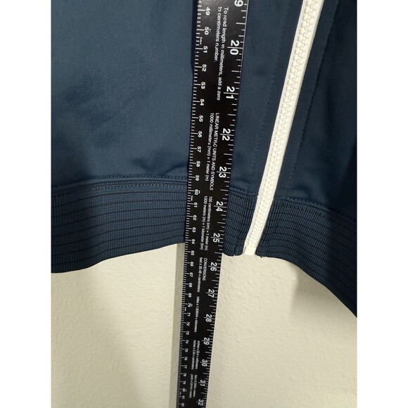 Nike Womens Pre Gamer Athletic Track Jacket Navy/White Sz‎ M Warmup Sports Retro - Picture 10 of 12